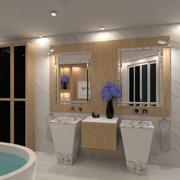 照片 独栋别墅 浴室 照明 改造 创意