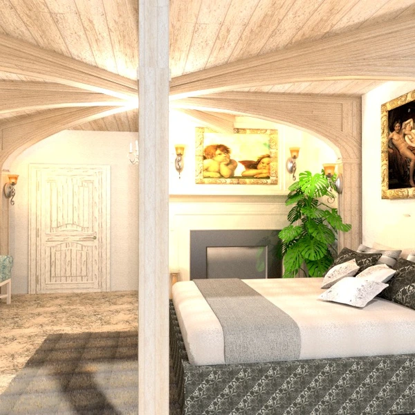 fotos muebles decoración dormitorio paisaje arquitectura ideas