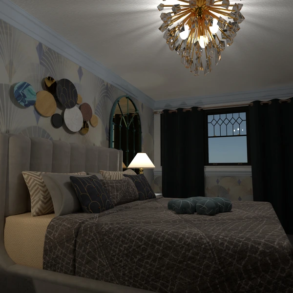 nuotraukos baldai dekoras miegamasis apšvietimas idėjos