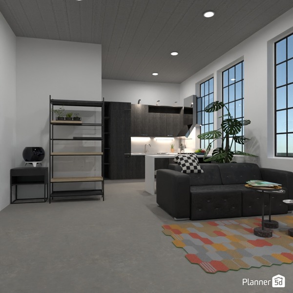 LOFT interior style Free Online Design 3D House Ideas by Planner 5D