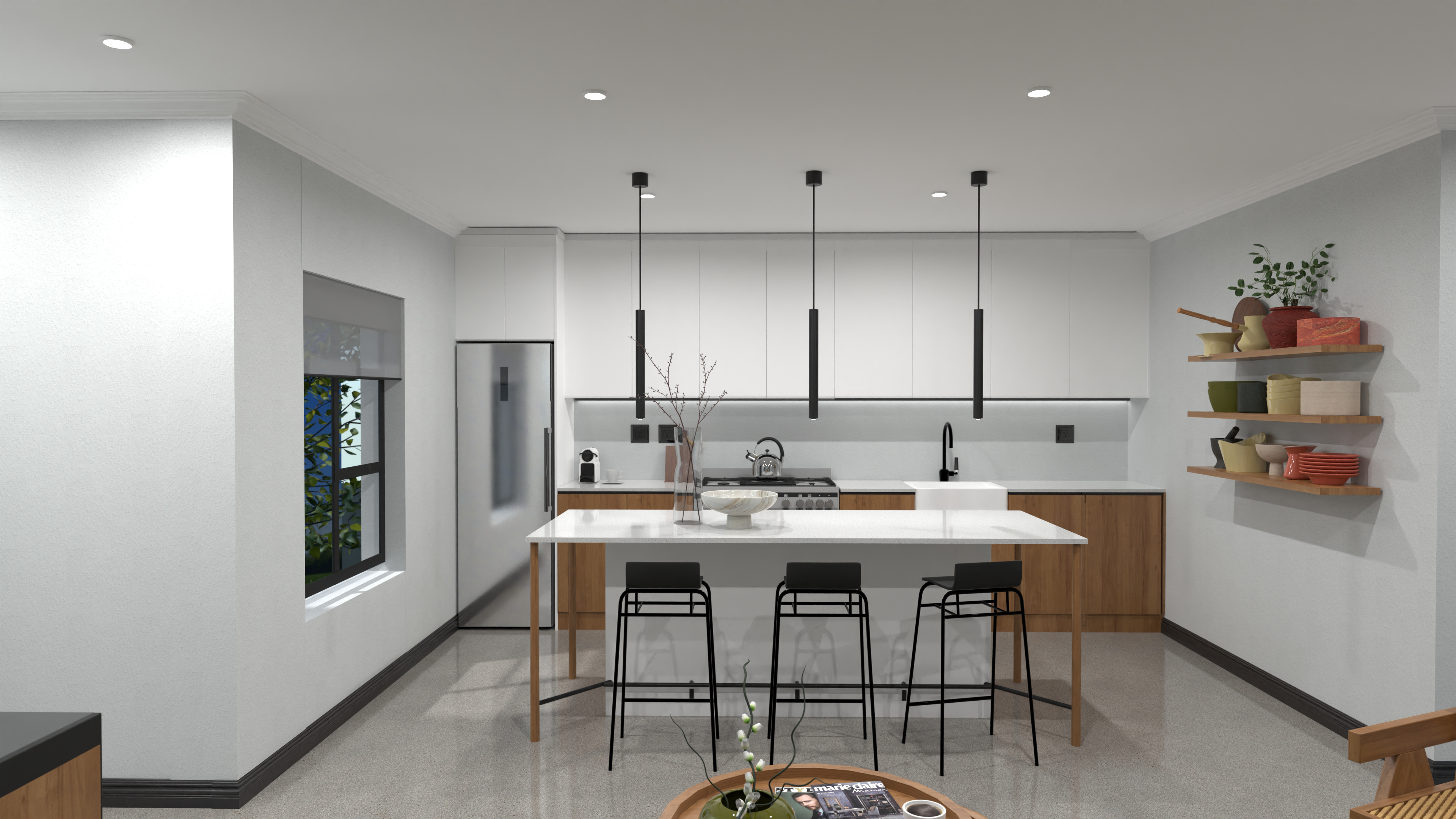 4K Contemporary Kitchen Render #10354216 by Candice Nero