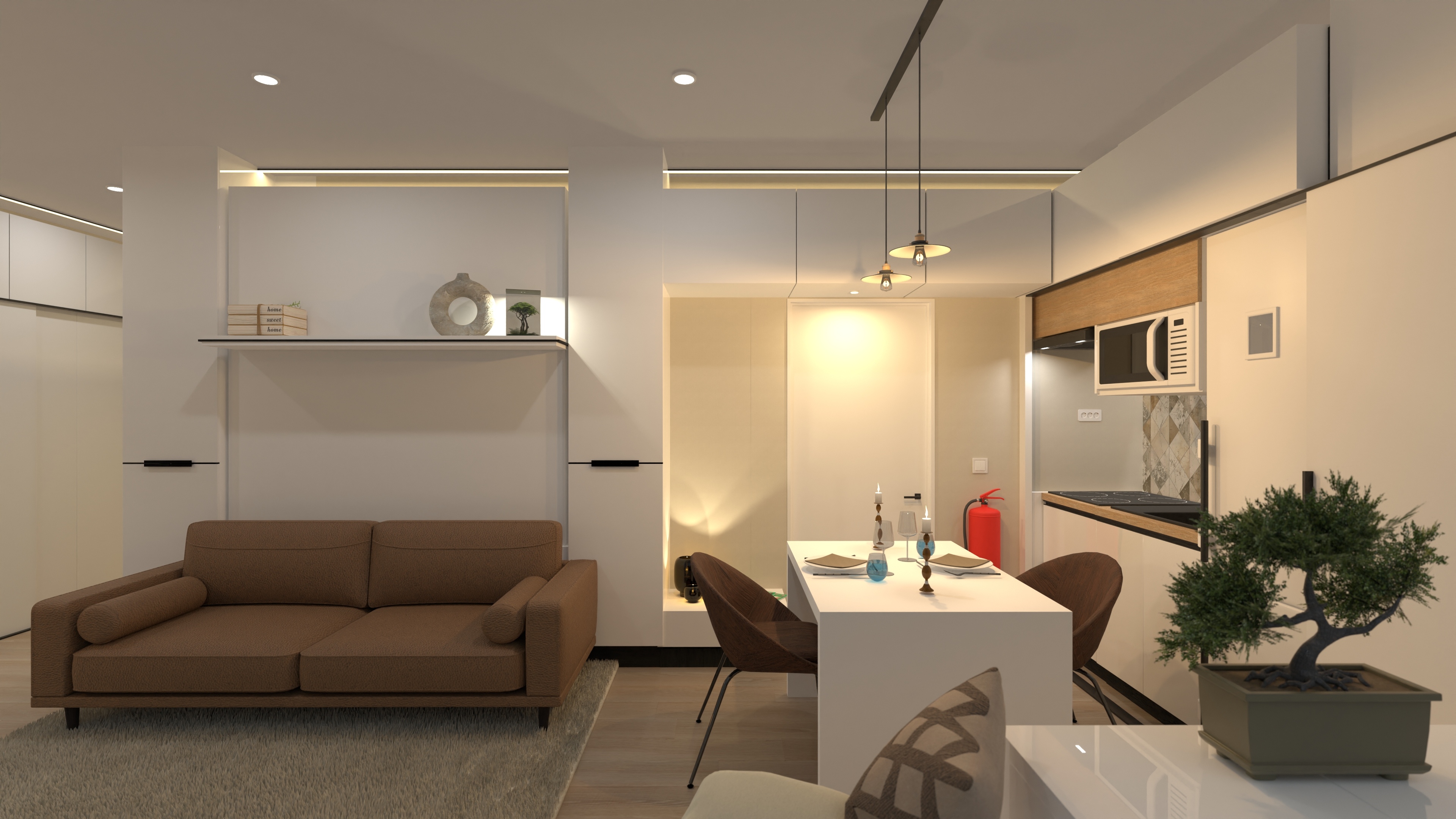 Apt 77 Concept 1- Open space copiar #23497778 by User 158680222