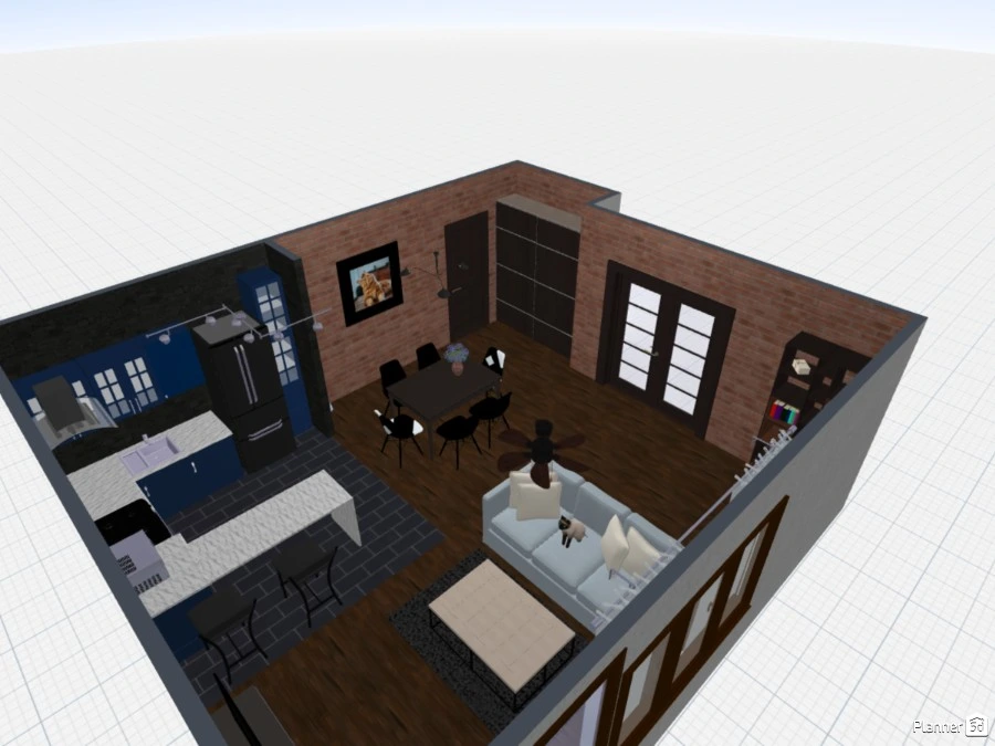 Blue Apartment #111092 by theneighborcj