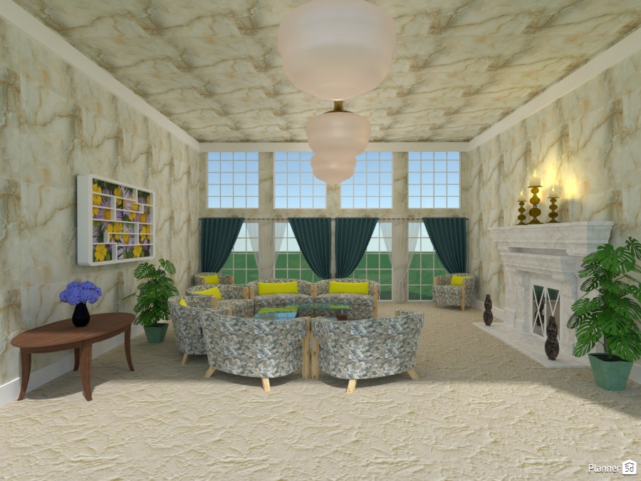 marble parlor #1950238 by Joy Suiter