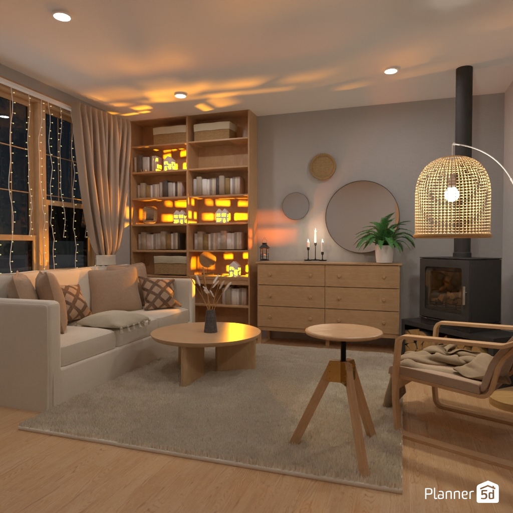 Cozy Scandinavian room #22976578 by Editors Choice