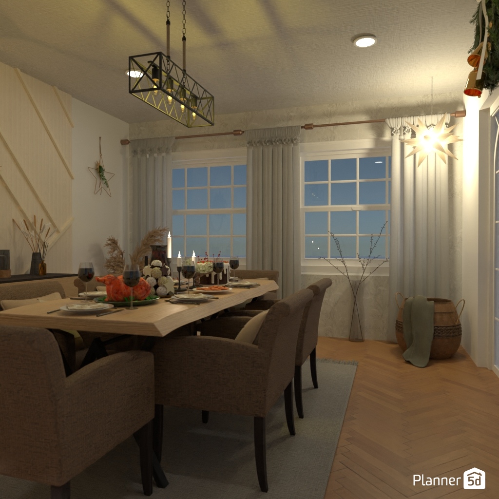 DB: Thanksgiving Day - room shell copy #23419027 by Editors Choice