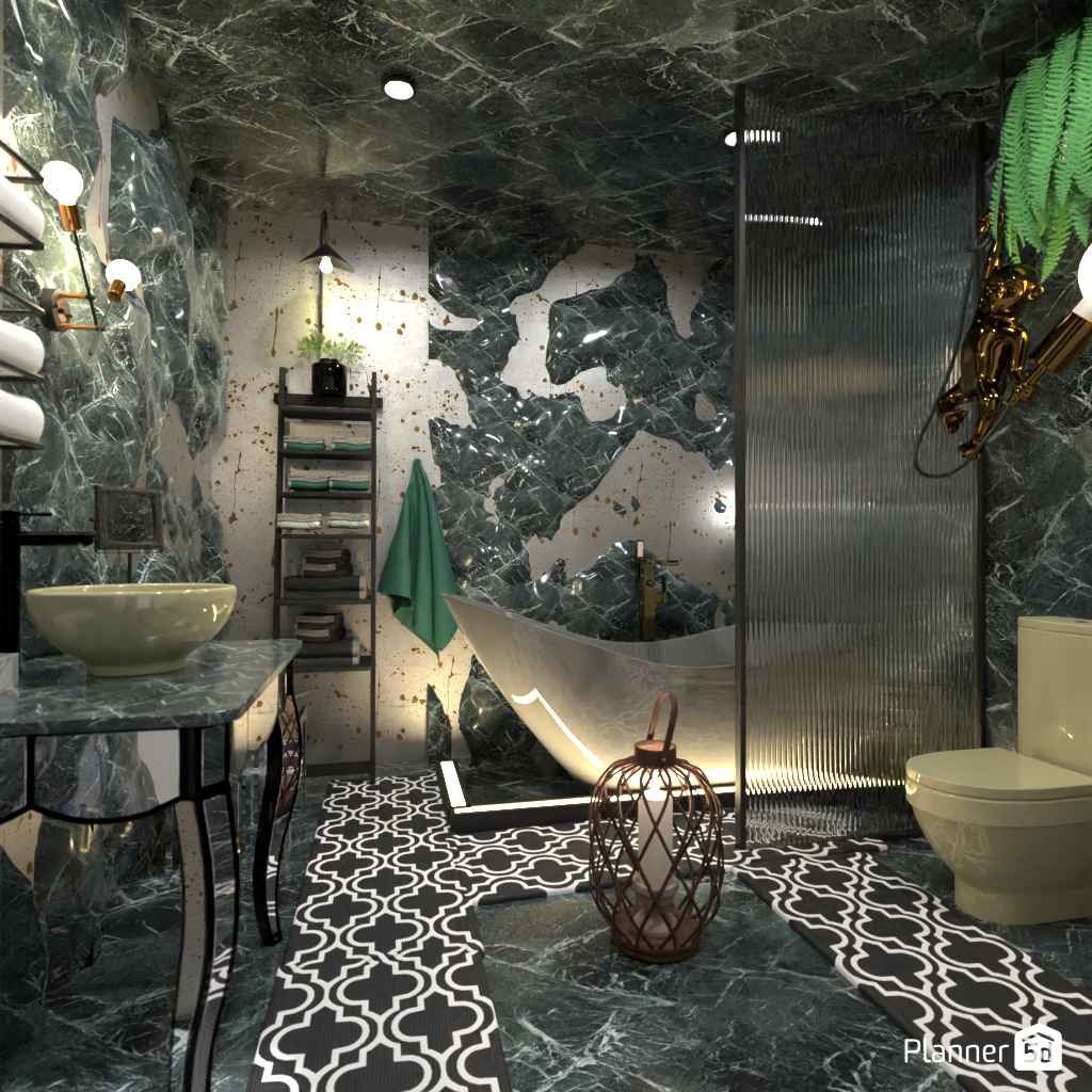 Dark Bathroom #3362852 by Editors Choice
