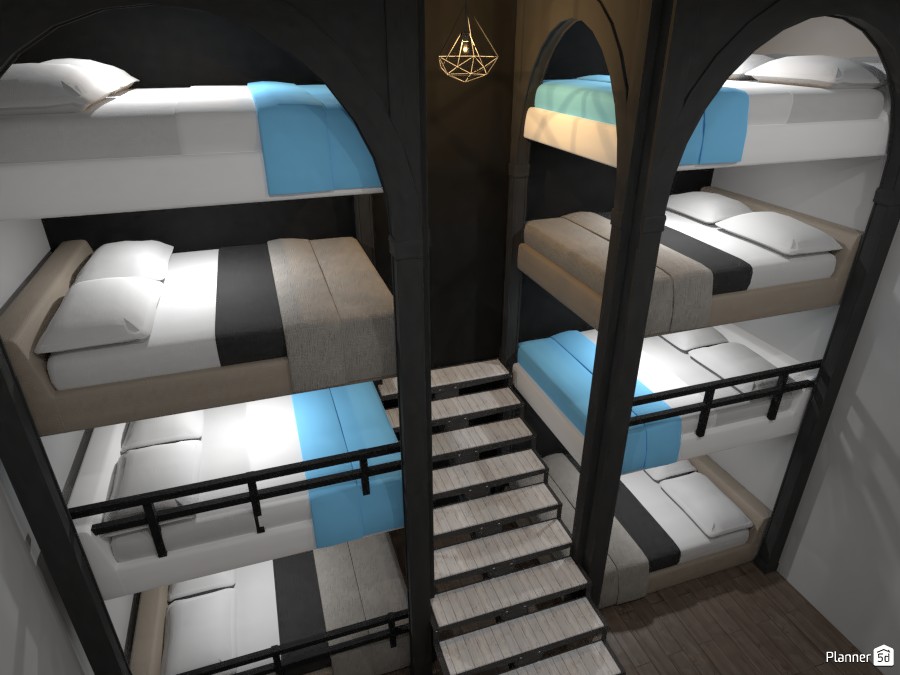 8 bunk paridise #3588651 by Eat, Sleep, Design