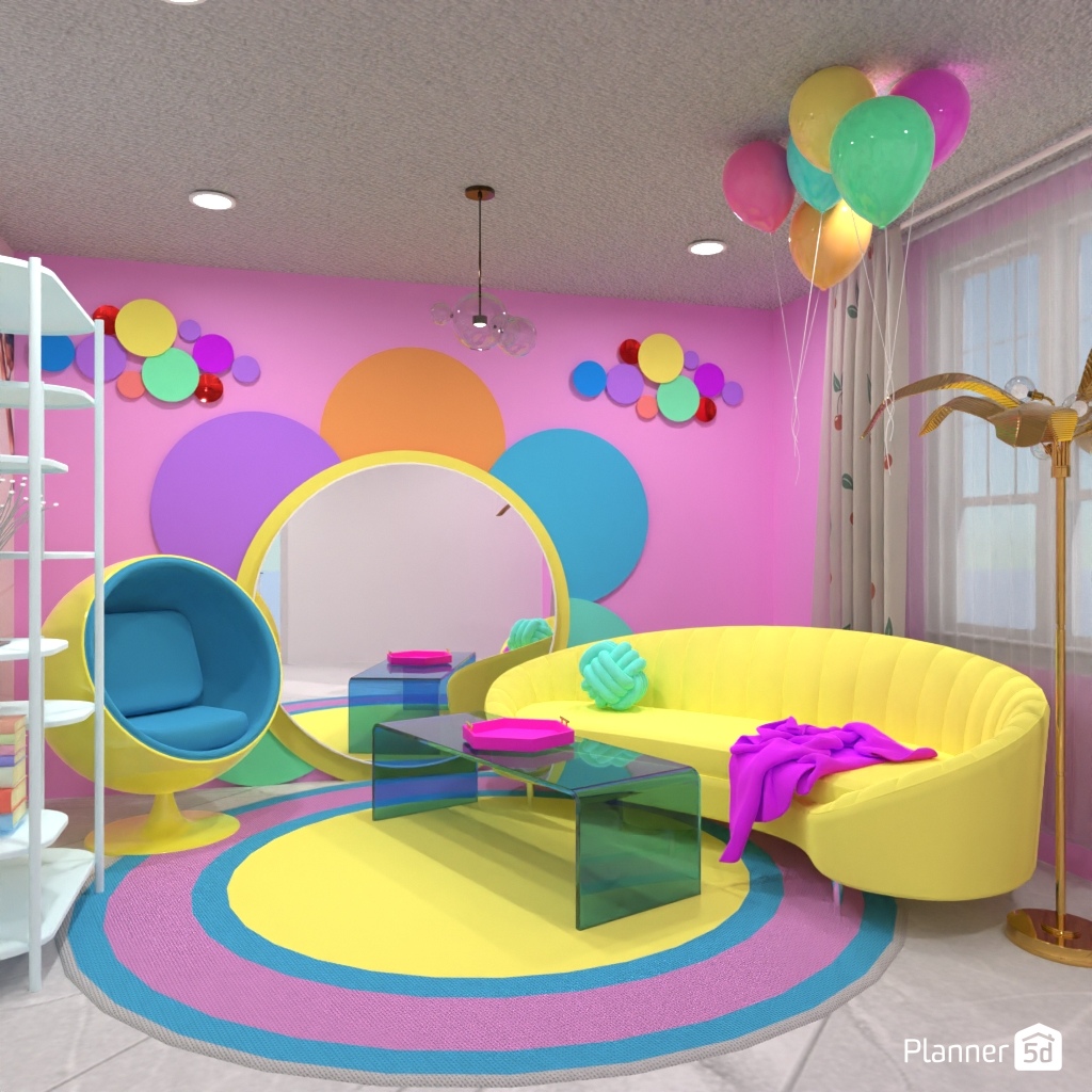 Интерьер цвета жвачки #24470404 by Editors Choice