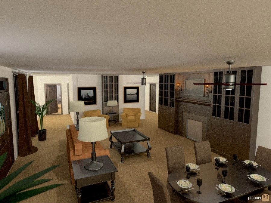 Living Room #61020 by Pamela Davis