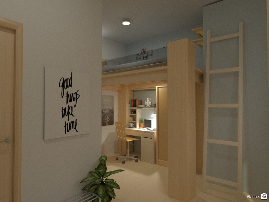 College Dormitory Room #1781006 by YUNI