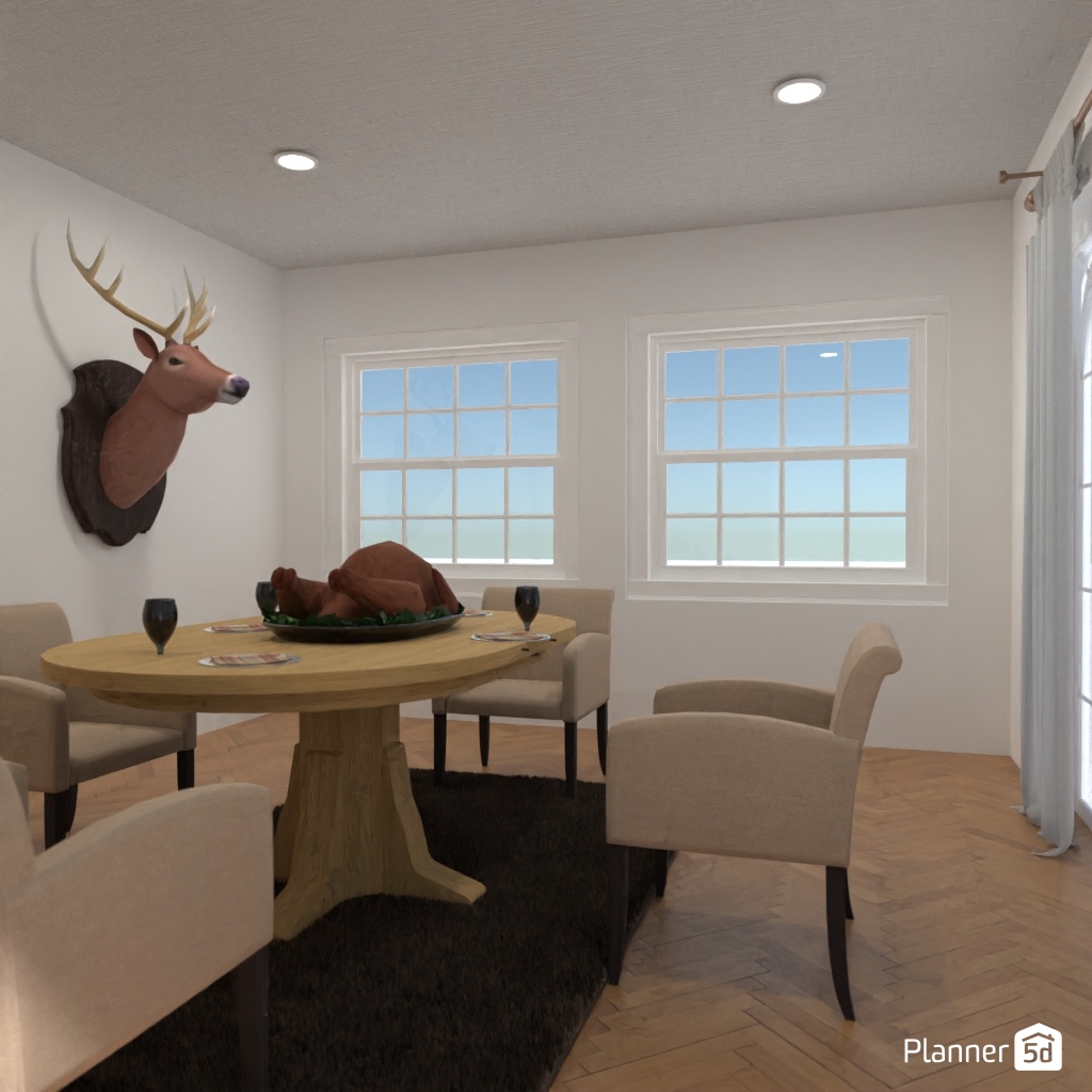 DB: Thanksgiving Day - room shell copy #23427239 by Editors Choice