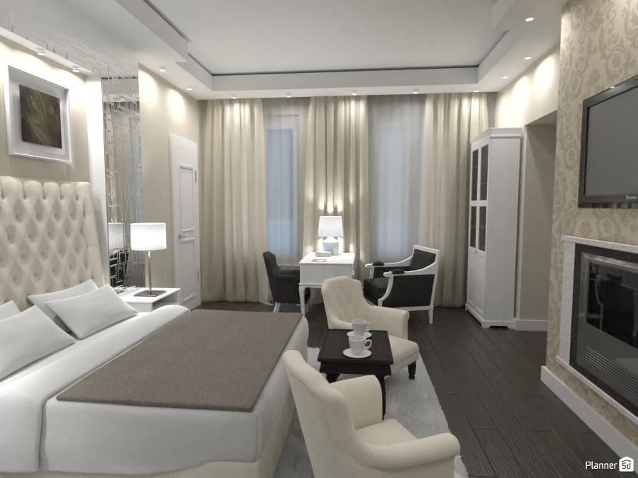 Мастер спальня 27 кв.м #2233462 by Маргарита Маркова