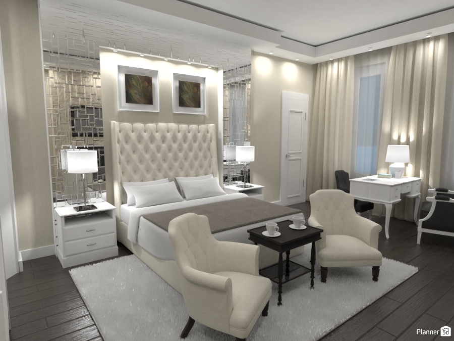 Мастер спальня 27 кв.м #2233466 by Маргарита Маркова