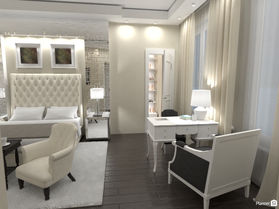 Мастер спальня 27 кв.м #2233292 by Маргарита Маркова