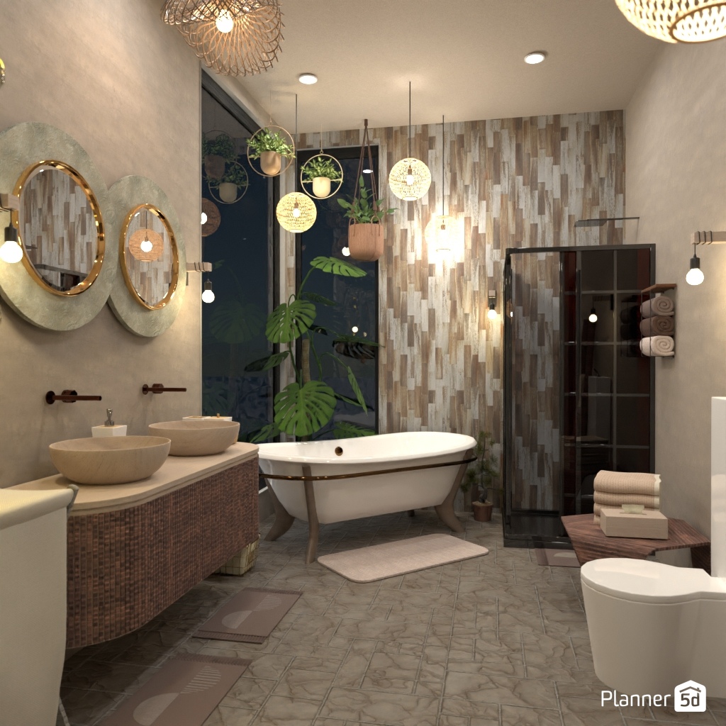 Natural bathroom #22070350 от Editors Choice