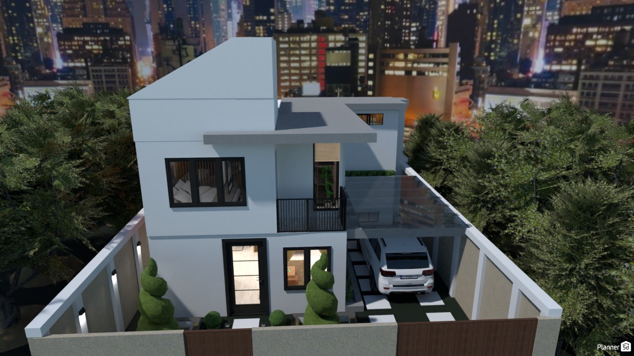 blue thing house ( New year) #3810000 by MG