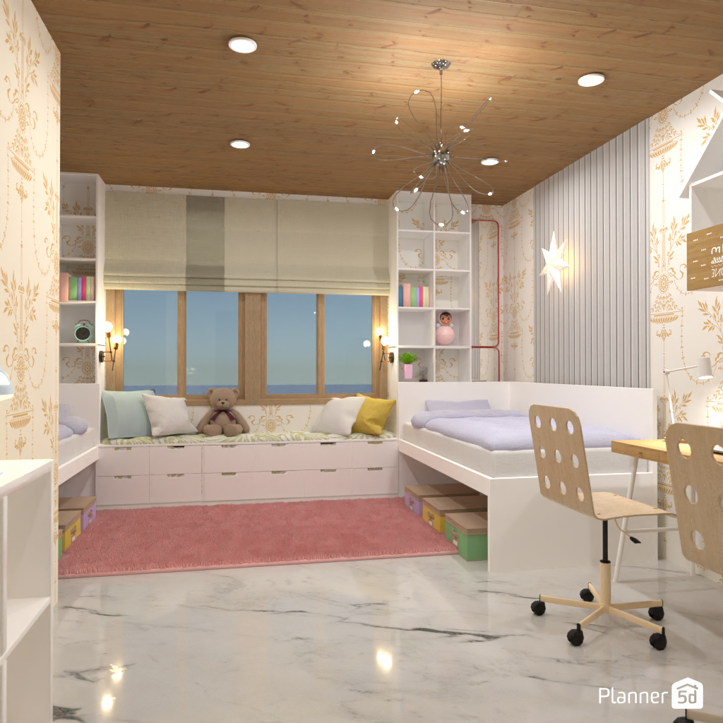 Sisters' bedroom #18958559 by Editors Choice