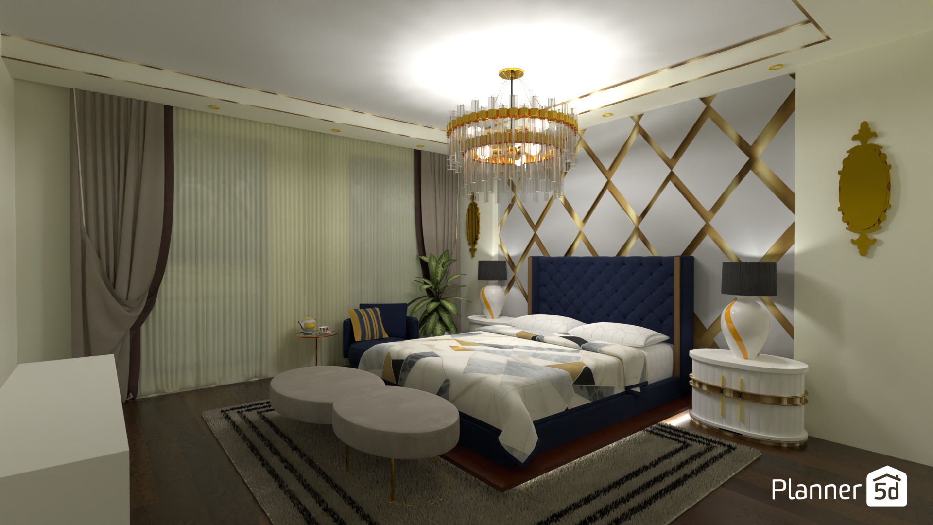 Alcoba dorada #19063356 by MariaCris