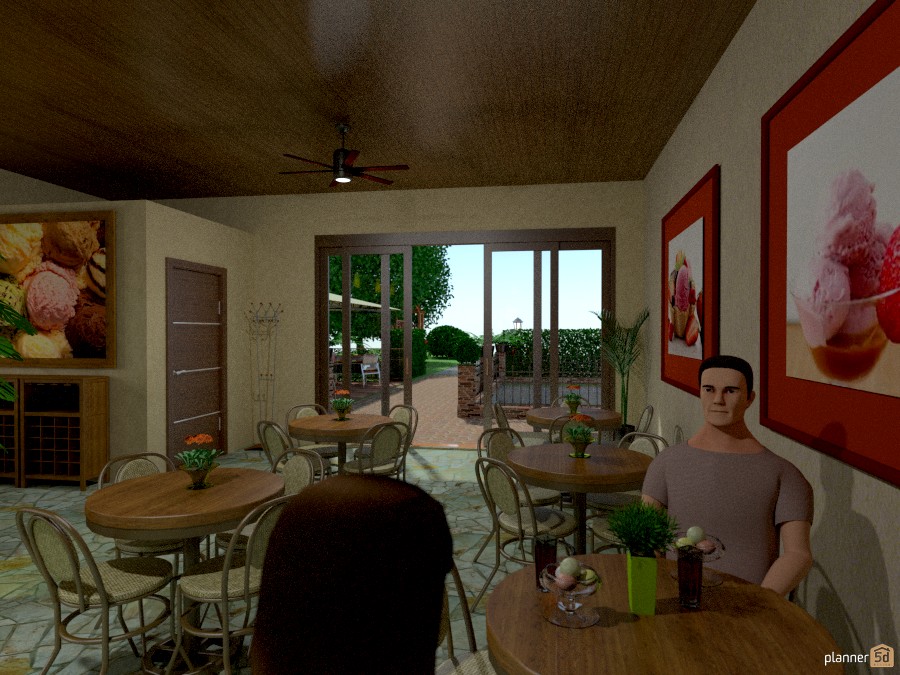 gelateria nel mulino sul fiume #1032603 by Svetlana Baitchourina