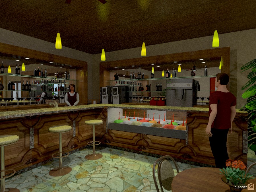 gelateria nel mulino sul fiume #1032624 by Svetlana Baitchourina