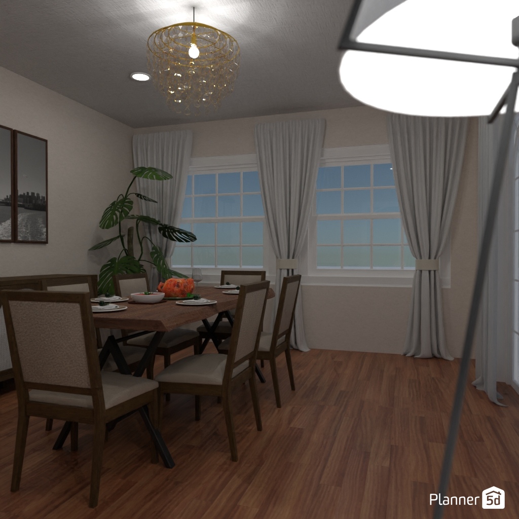 DB: Thanksgiving Day - room shell copy #23420415 by Editors Choice