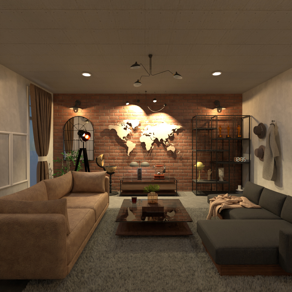 Men's living room #13536879 by Editors Choice