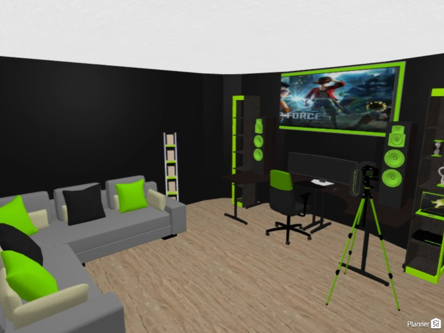 Gaming room - Free Online Design  3D Studio Floor Plans by Planner 5D
