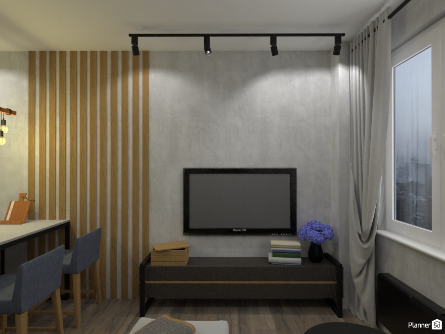 дизайн кухни-студии в стиле лофт #2756090 by Татьяна Максимова