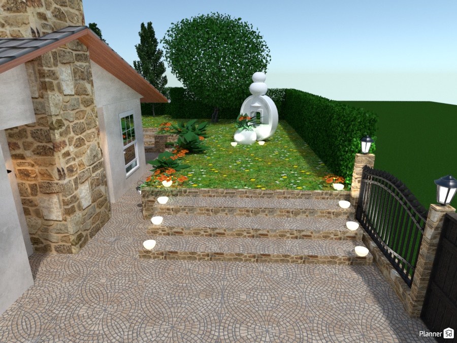 «Le jardin enchantè» Arte di giorno #1723144 by Moonface