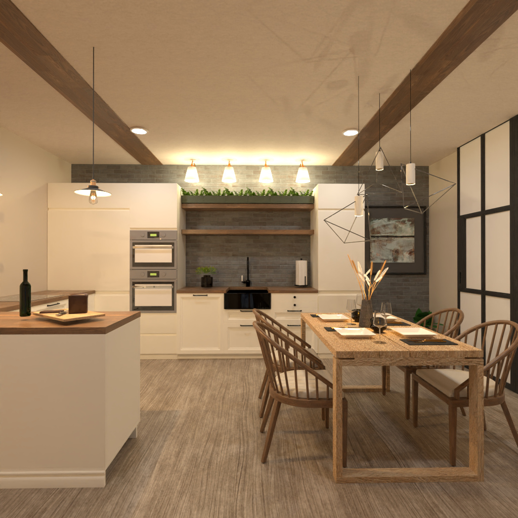 Brown and White Kitchen #3342892 by Editors Choice