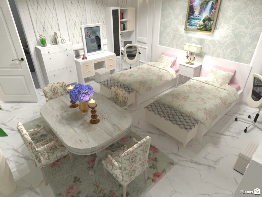 Luxury Shabby new classic Bedroom #3370691 by Mrs AKA