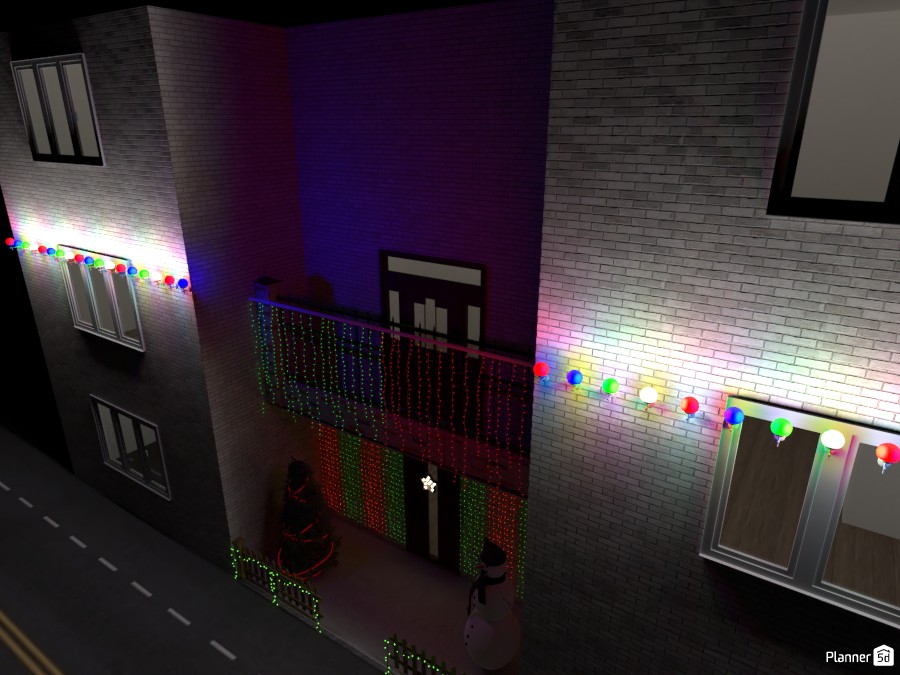 Christmas Lights 3 story edition #3786623 by Your name