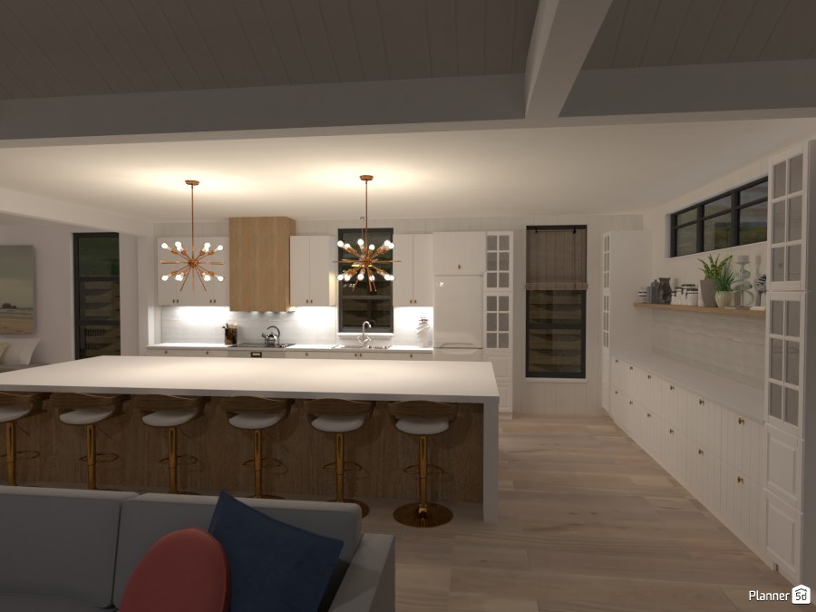 Scandinavian Beach House - Kitchen #4580484 by Isabel