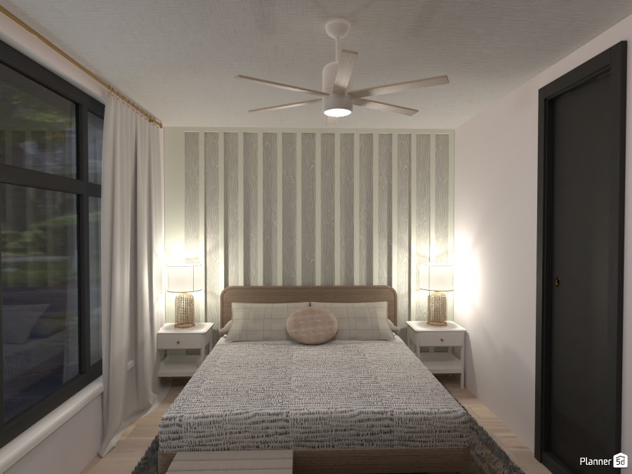 Scandinavian Beach House - Principal Bedroom #4580496 by Isabel
