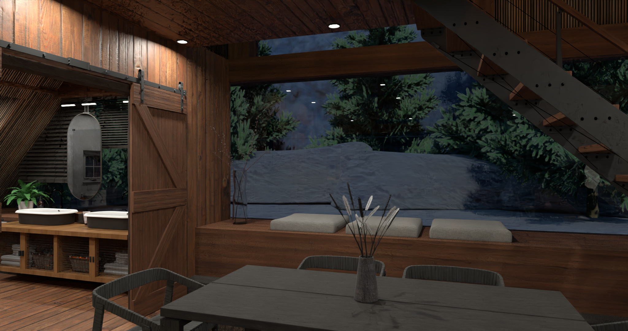 A frame cabin #10878036 by Michel