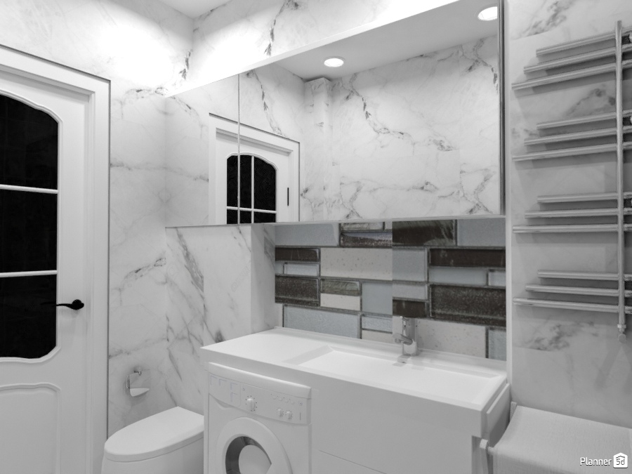 Дизайн совмещенного санузла #2424224 by Ольга Строева