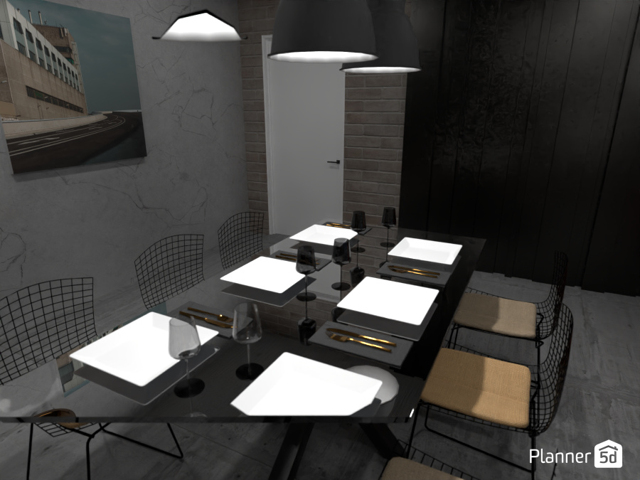 Contest - industrial dining room 2 12618871 by Rita image