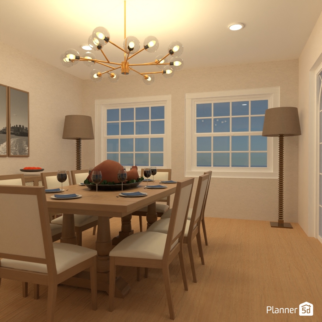 DB: Thanksgiving Day - room shell copy #23493962 by Editors Choice