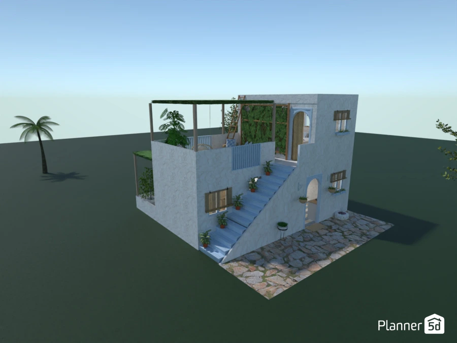Santorini house #3075652 by Marina