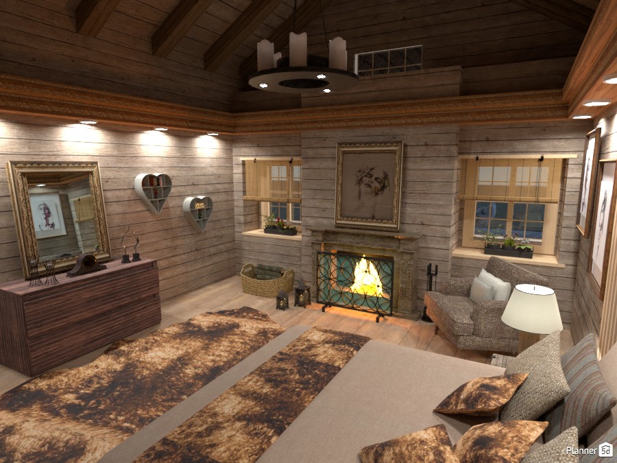 Bed-View in Montagna #3178246 by Moonface