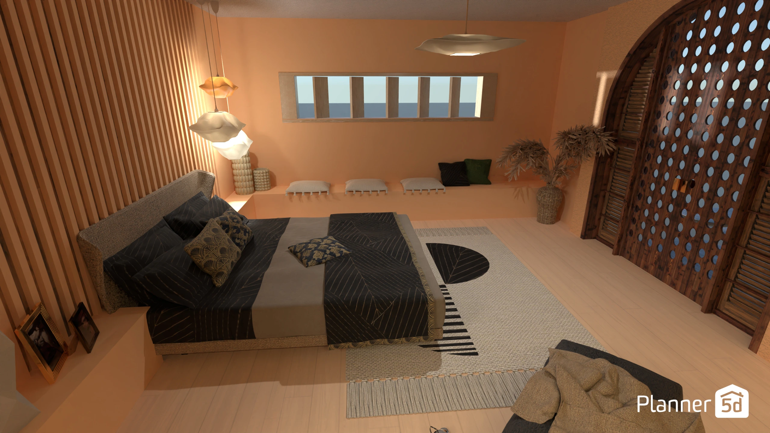 California Bedroom - Free Online Design | 3D Floor Plans by Planner 5D