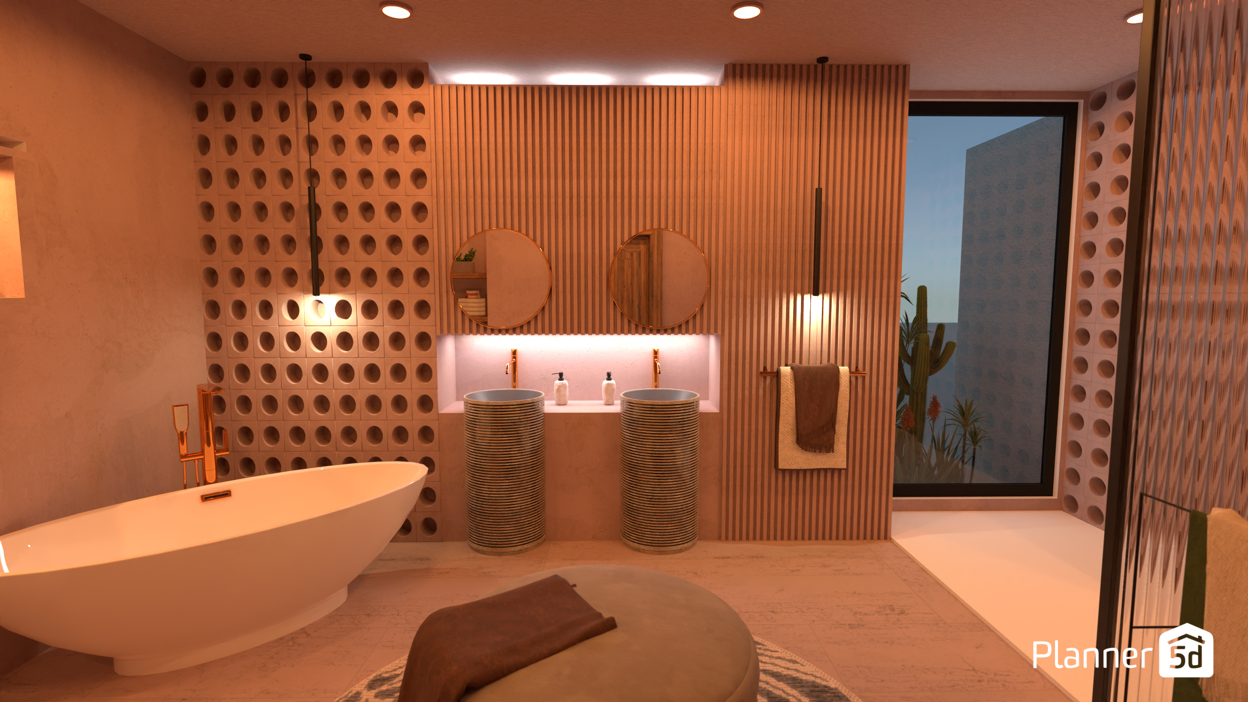 California Bathroom #17709739 by Micaela Maccaferri