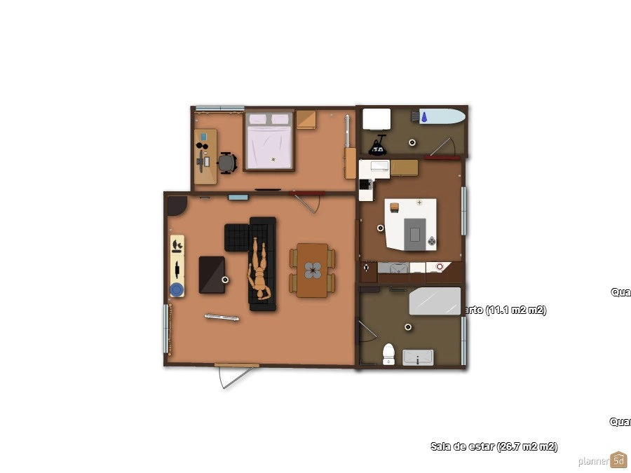 small apartment #2876580 by Ana