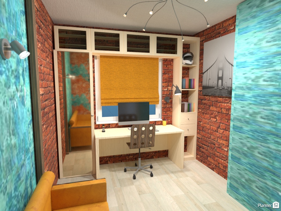 Комната для подростка в стиле лофт #1986555 by Оксана Байда