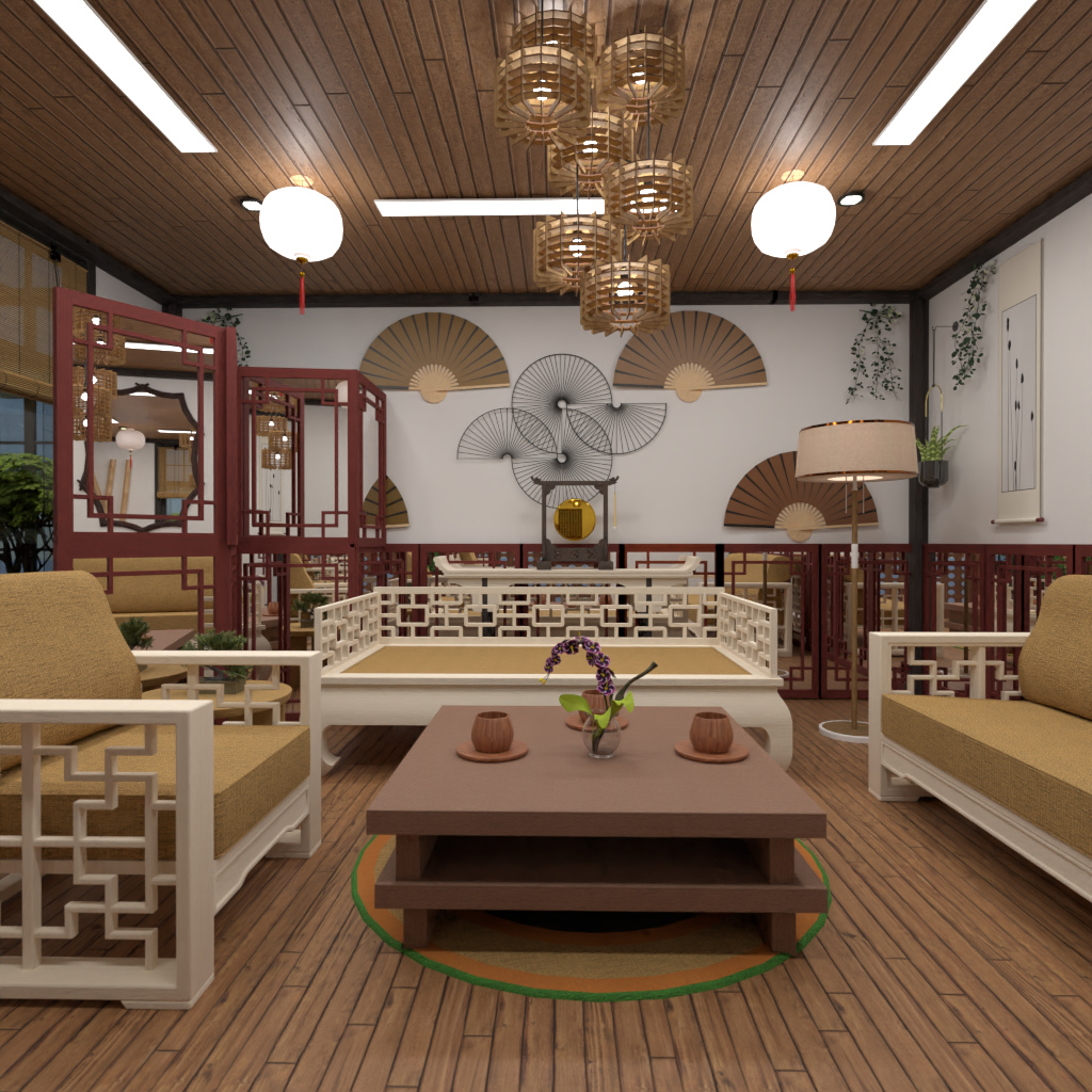 Japanese-style Living Room #15362027 by Editors Choice