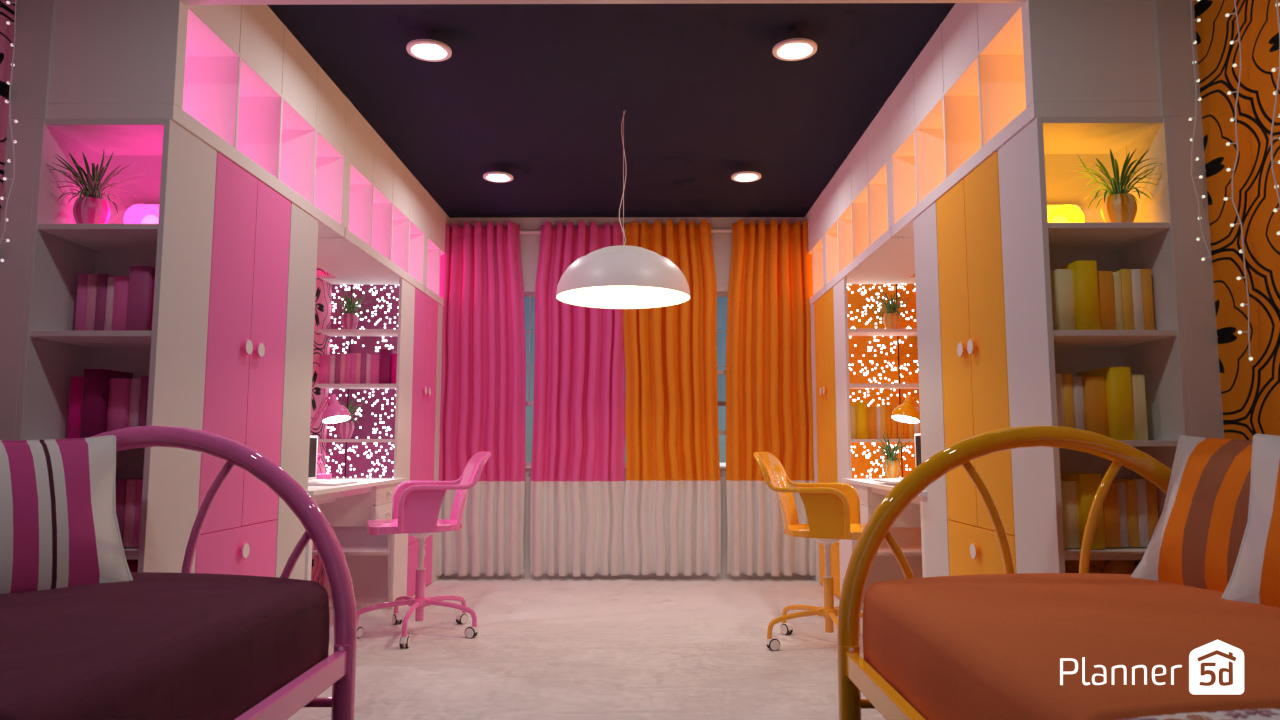 Kids room battle #19842428 by Janine de Jong