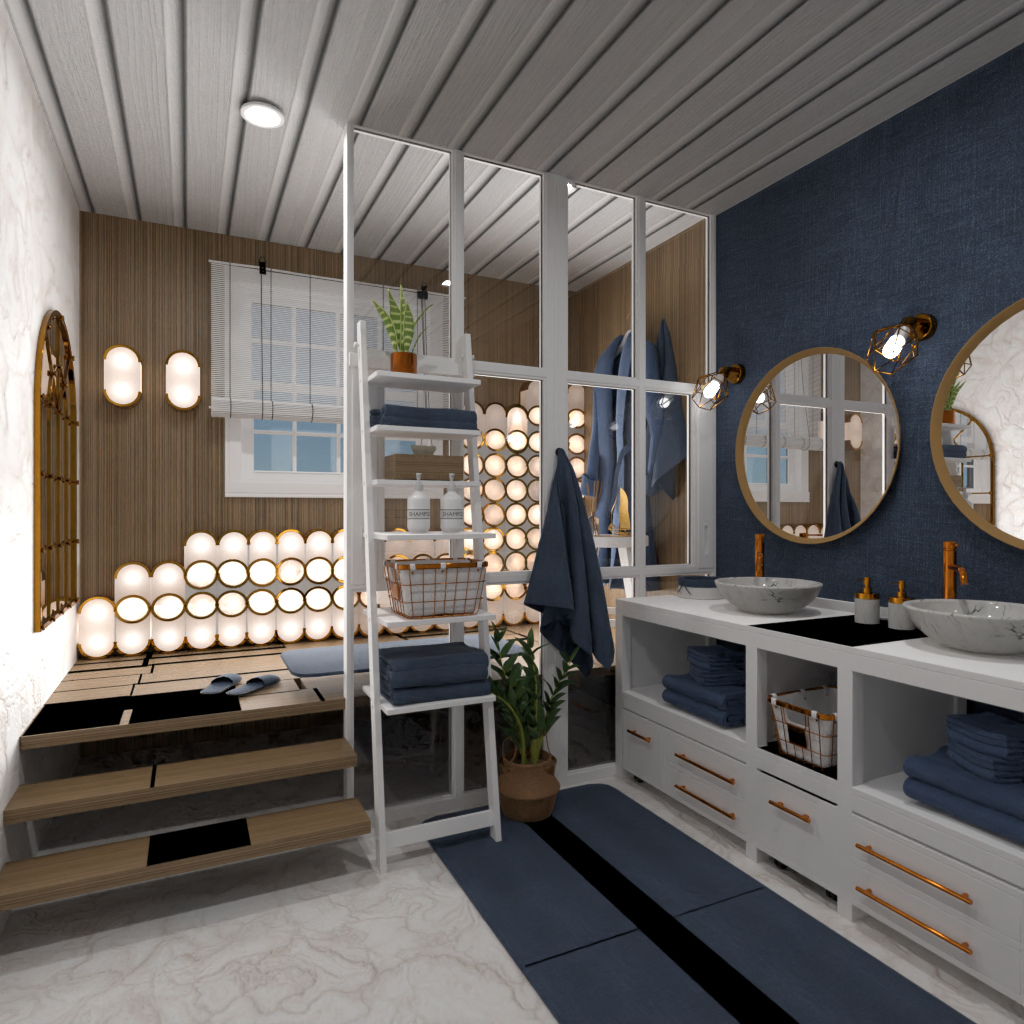 Nautical bathroom #12280225 by Editors Choice