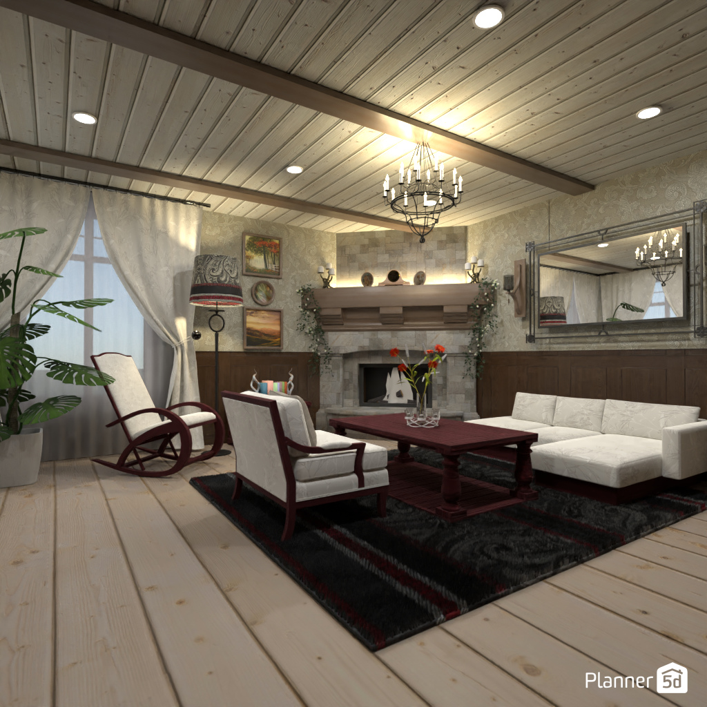 Country Living room #20108271 by Editors Choice