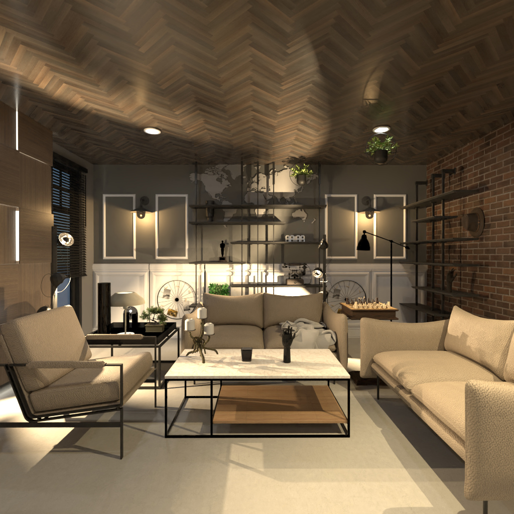 Men's Living Room #13550983 by Editors Choice